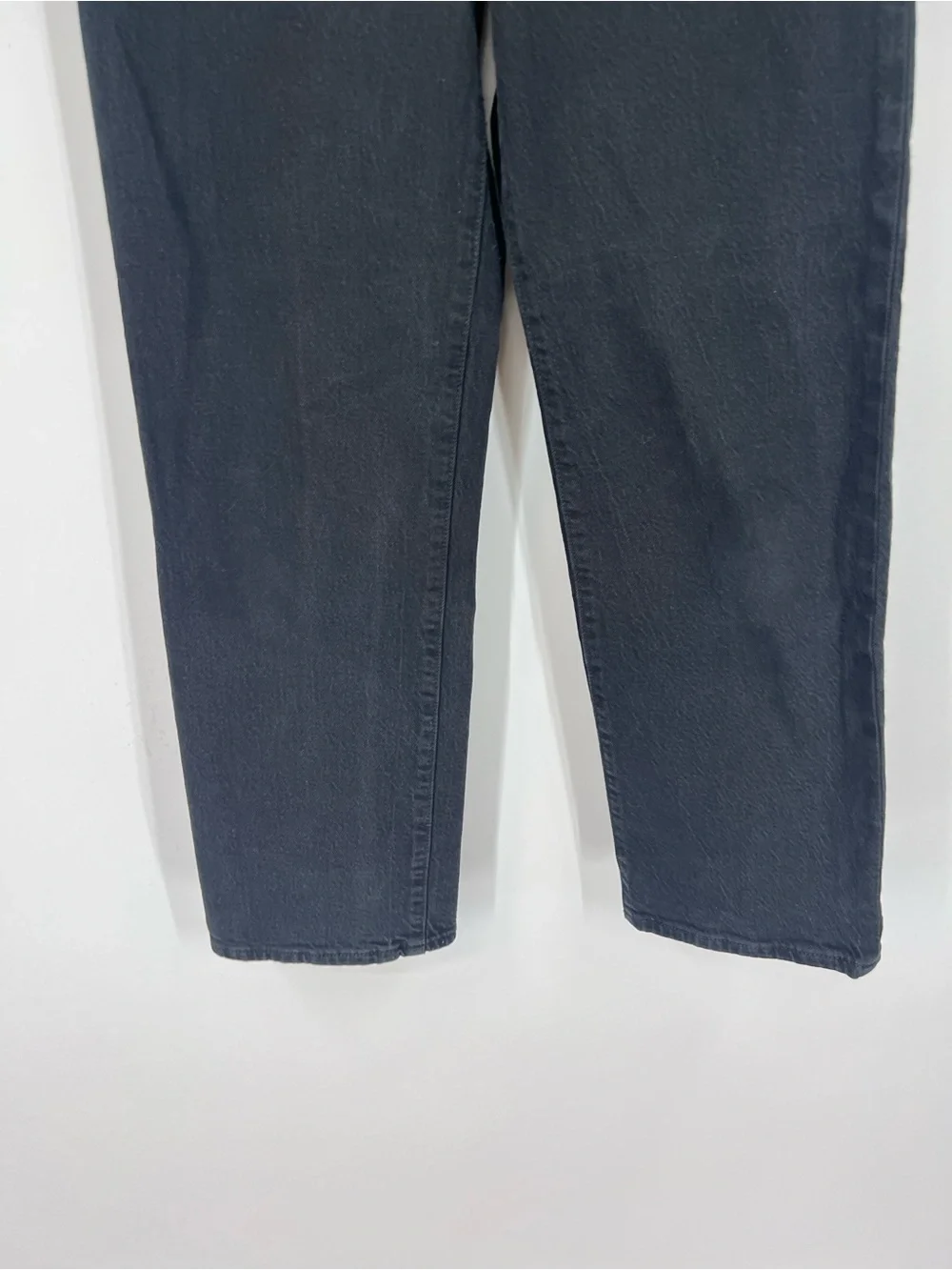 Levi’s Ribcage Straight Jeans Button Fly High Rise Black - Picture 4 of 8